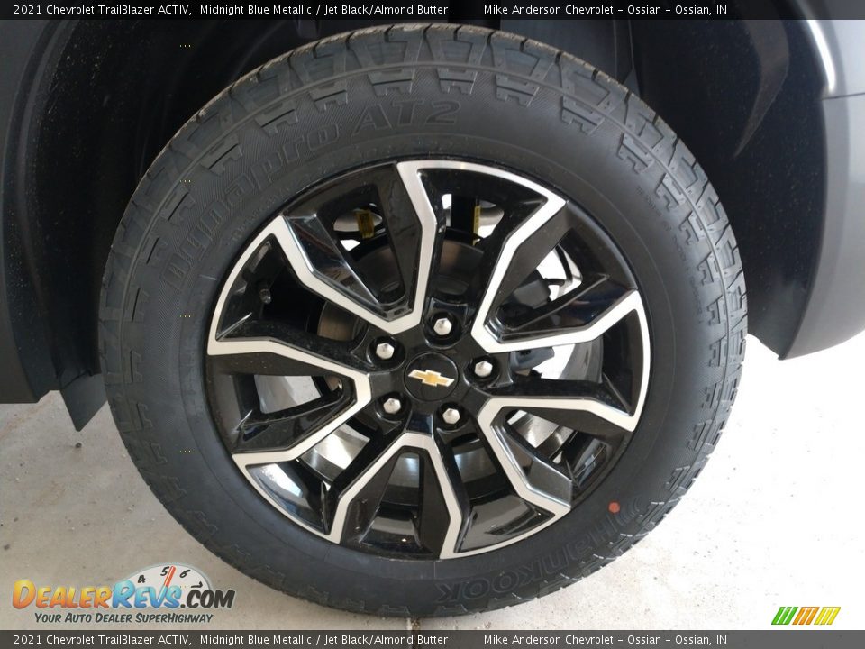 2021 Chevrolet Trailblazer ACTIV Midnight Blue Metallic / Jet Black/Almond Butter Photo #14