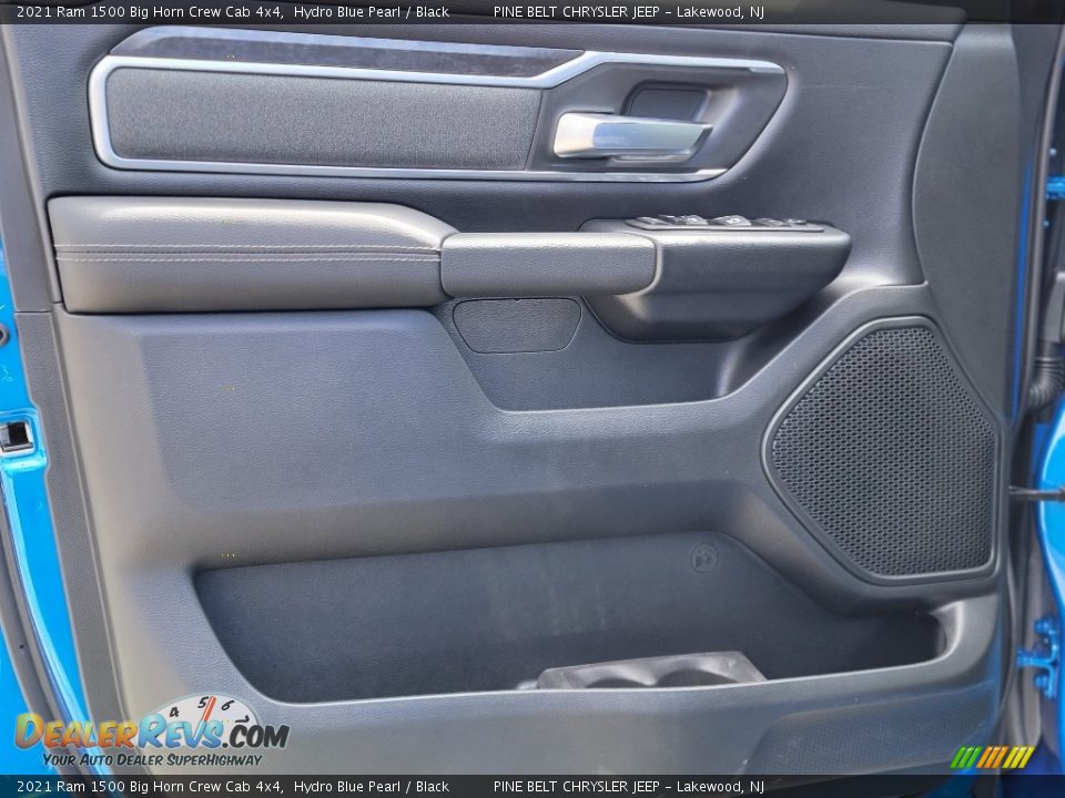 2021 Ram 1500 Big Horn Crew Cab 4x4 Hydro Blue Pearl / Black Photo #13