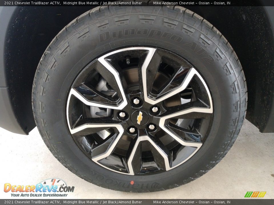 2021 Chevrolet Trailblazer ACTIV Midnight Blue Metallic / Jet Black/Almond Butter Photo #15