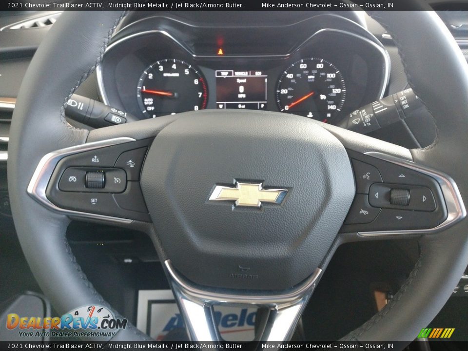 2021 Chevrolet TrailBlazer ACTIV Midnight Blue Metallic / Jet Black/Almond Butter Photo #22
