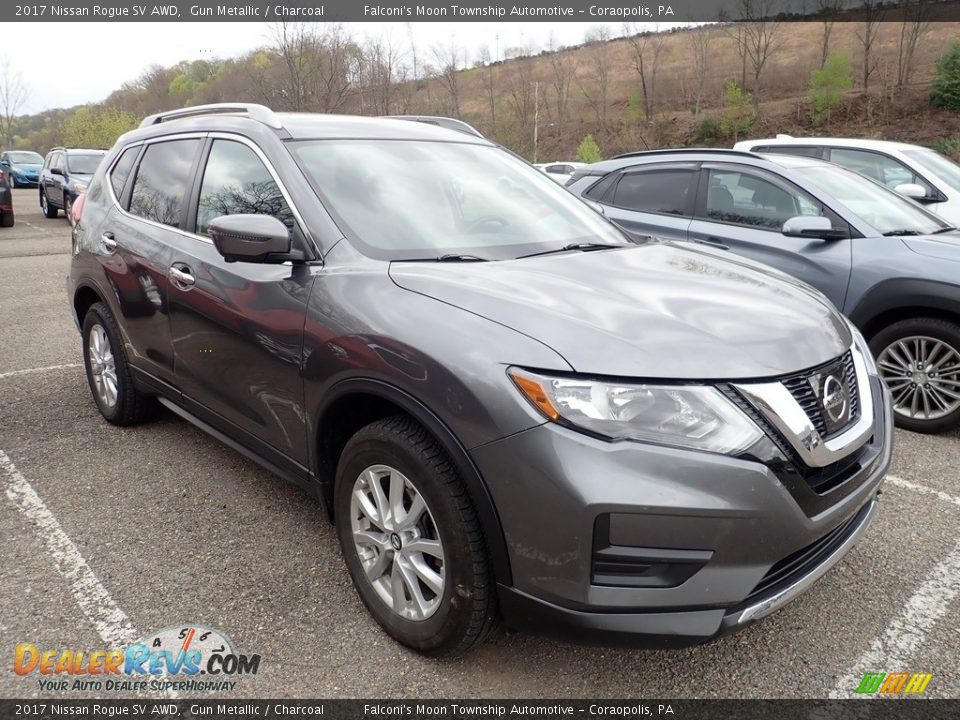 2017 Nissan Rogue SV AWD Gun Metallic / Charcoal Photo #5