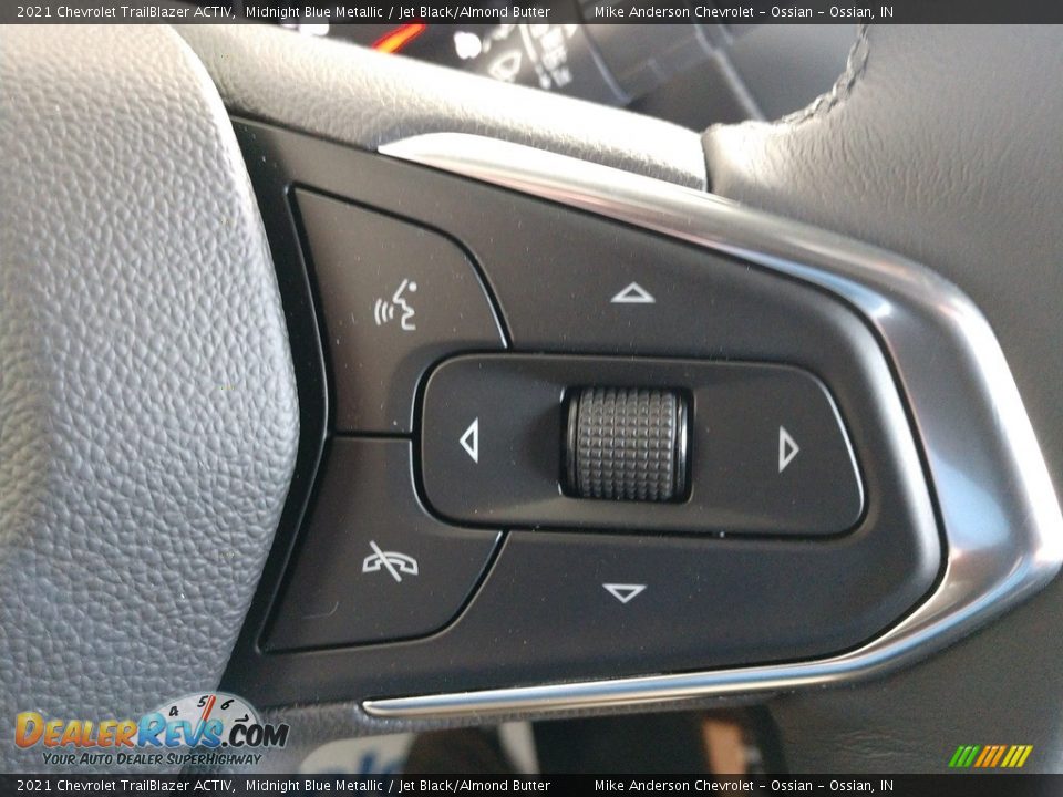 2021 Chevrolet TrailBlazer ACTIV Midnight Blue Metallic / Jet Black/Almond Butter Photo #24