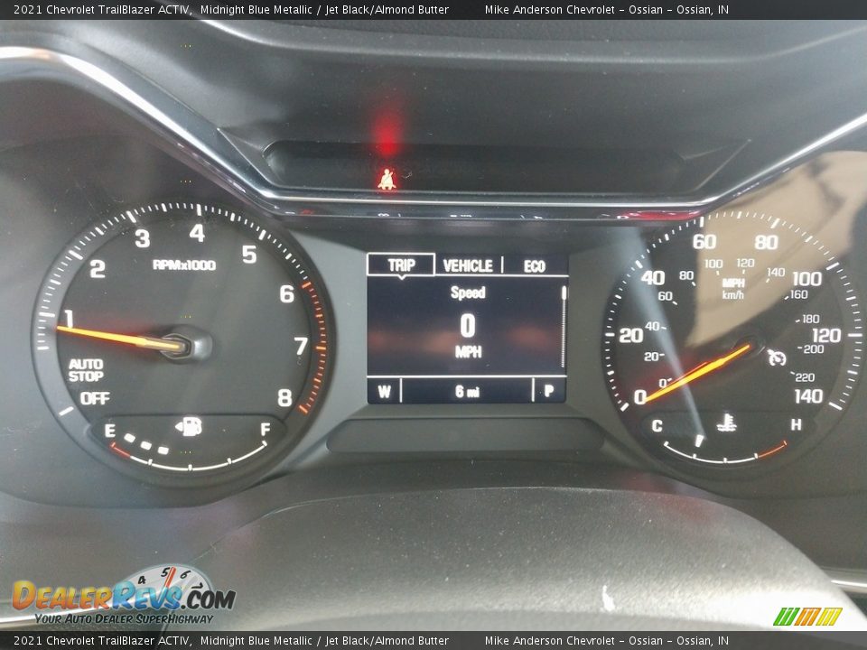 2021 Chevrolet TrailBlazer ACTIV Midnight Blue Metallic / Jet Black/Almond Butter Photo #25