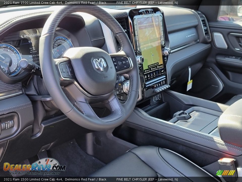 2021 Ram 1500 Limited Crew Cab 4x4 Delmonico Red Pearl / Black Photo #12