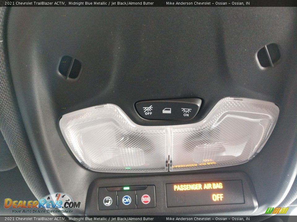 2021 Chevrolet TrailBlazer ACTIV Midnight Blue Metallic / Jet Black/Almond Butter Photo #30