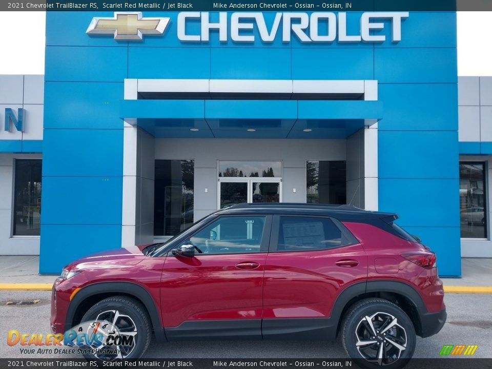 2021 Chevrolet Trailblazer RS Scarlet Red Metallic / Jet Black Photo #1