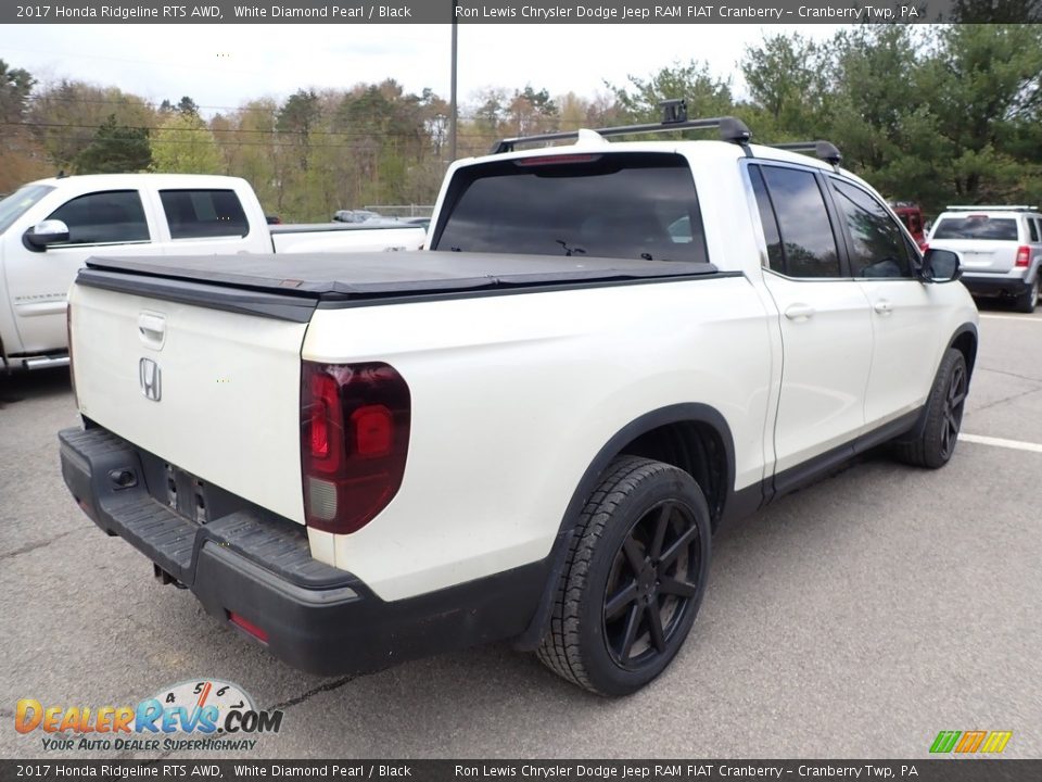 2017 Honda Ridgeline RTS AWD White Diamond Pearl / Black Photo #4