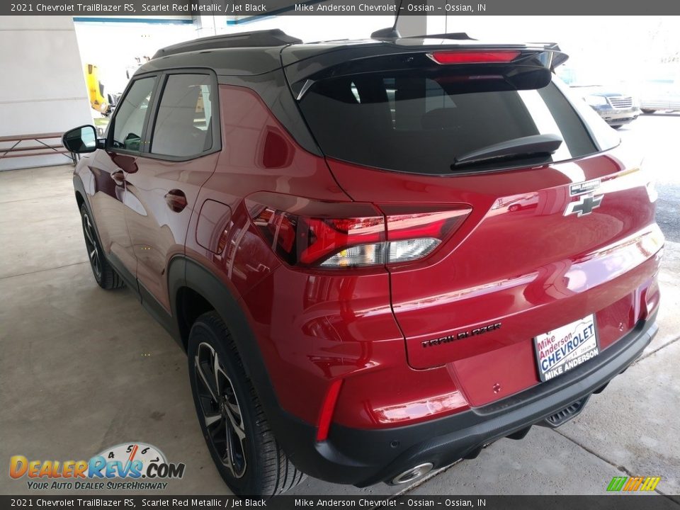 2021 Chevrolet TrailBlazer RS Scarlet Red Metallic / Jet Black Photo #8
