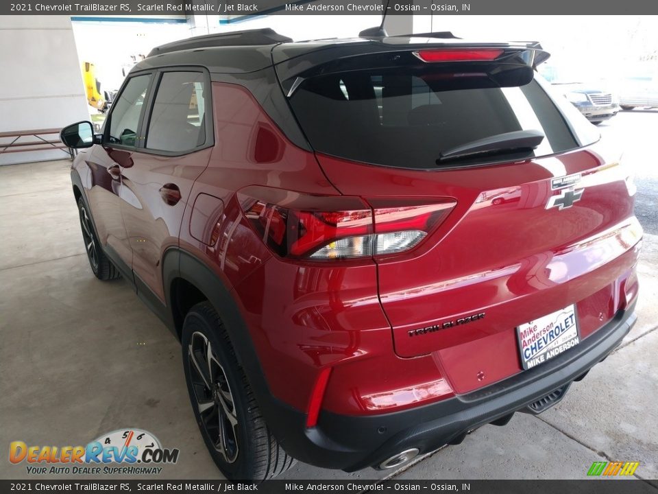 2021 Chevrolet Trailblazer RS Scarlet Red Metallic / Jet Black Photo #8