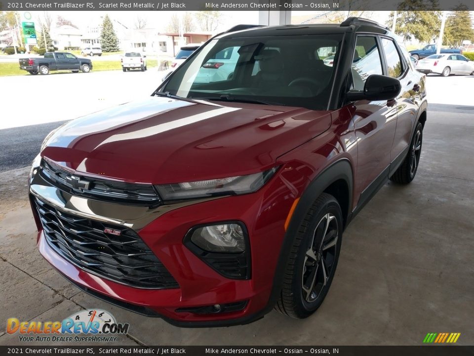 2021 Chevrolet Trailblazer RS Scarlet Red Metallic / Jet Black Photo #9