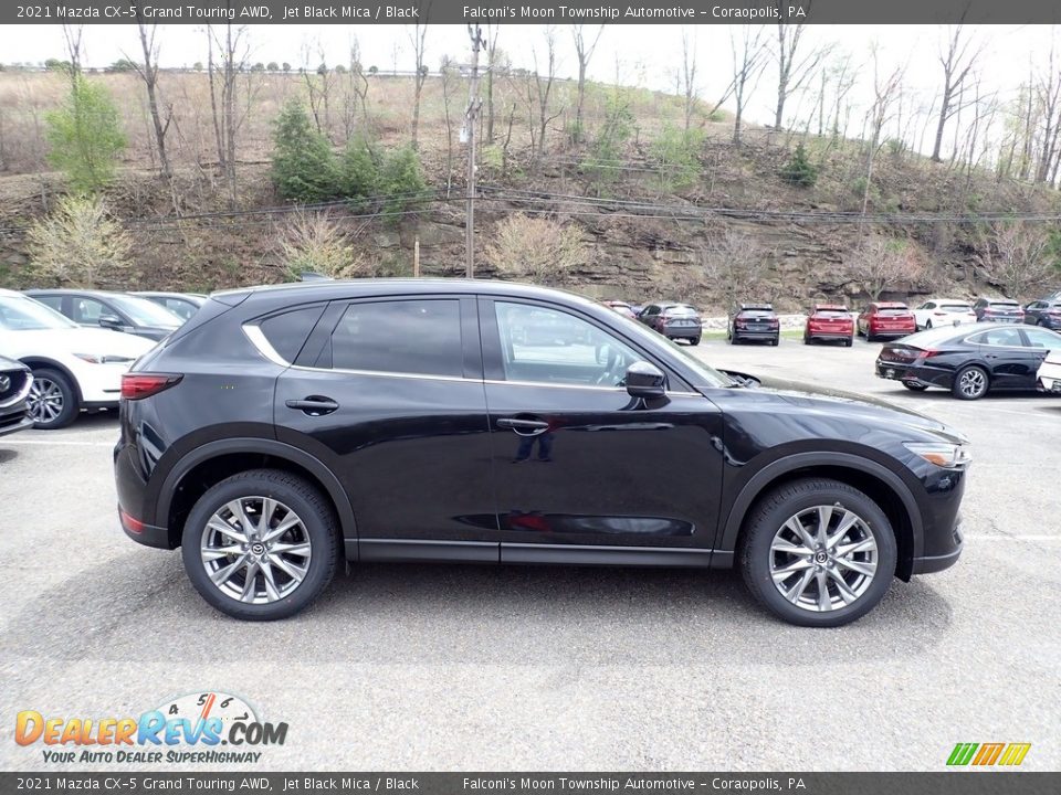 2021 Mazda CX-5 Grand Touring AWD Jet Black Mica / Black Photo #1