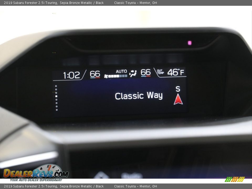 2019 Subaru Forester 2.5i Touring Sepia Bronze Metallic / Black Photo #12