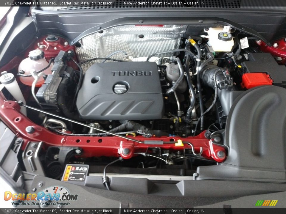 2021 Chevrolet TrailBlazer RS Scarlet Red Metallic / Jet Black Photo #11