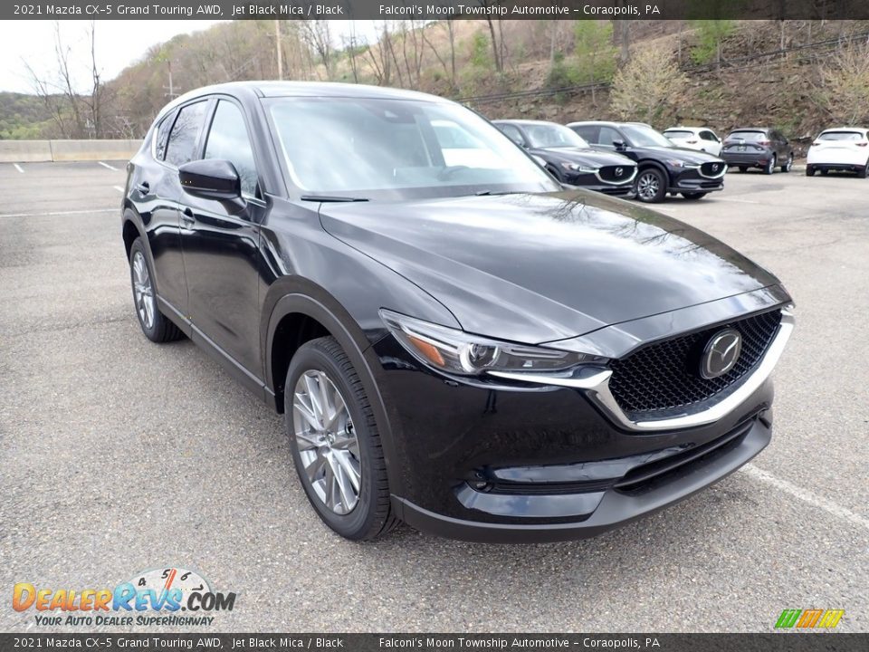 2021 Mazda CX-5 Grand Touring AWD Jet Black Mica / Black Photo #3