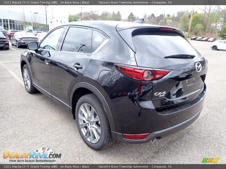 2021 Mazda CX-5 Grand Touring AWD Jet Black Mica / Black Photo #6