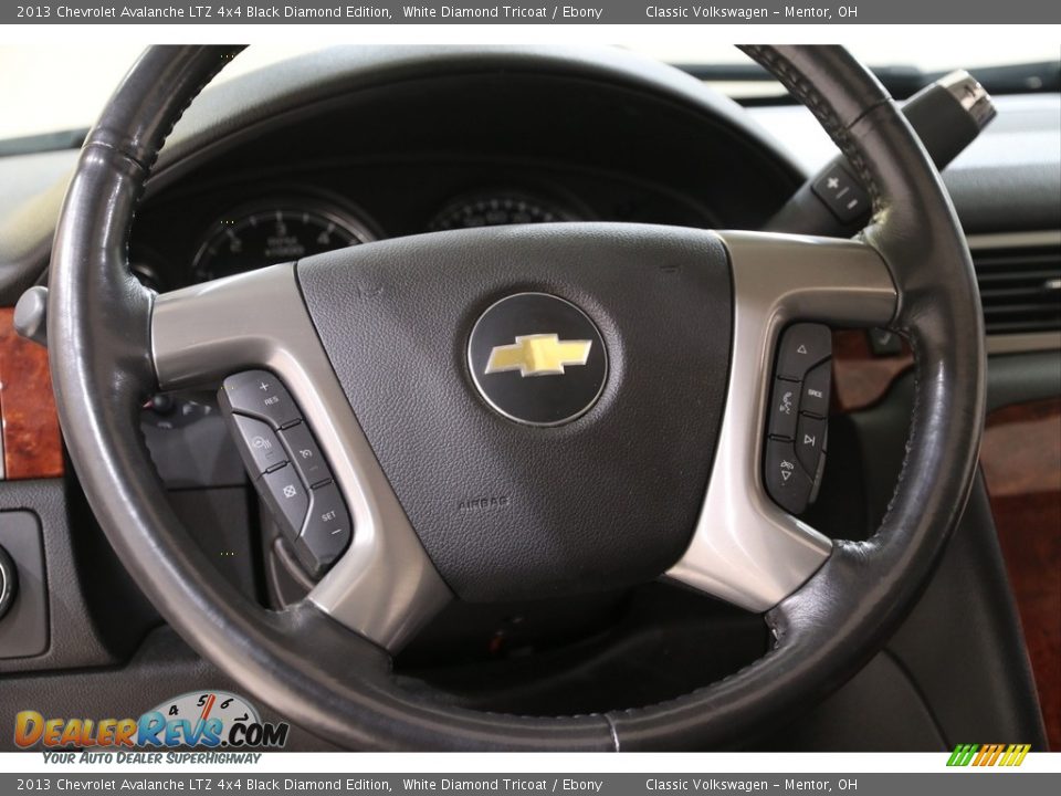 2013 Chevrolet Avalanche LTZ 4x4 Black Diamond Edition White Diamond Tricoat / Ebony Photo #8