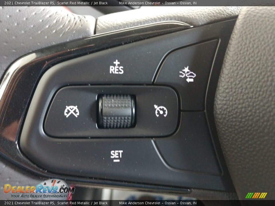 2021 Chevrolet TrailBlazer RS Scarlet Red Metallic / Jet Black Photo #23