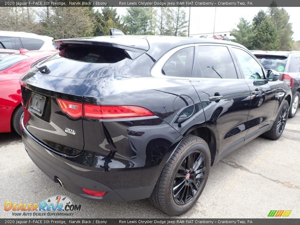 2020 Jaguar F-PACE 30t Prestige Narvik Black / Ebony Photo #3