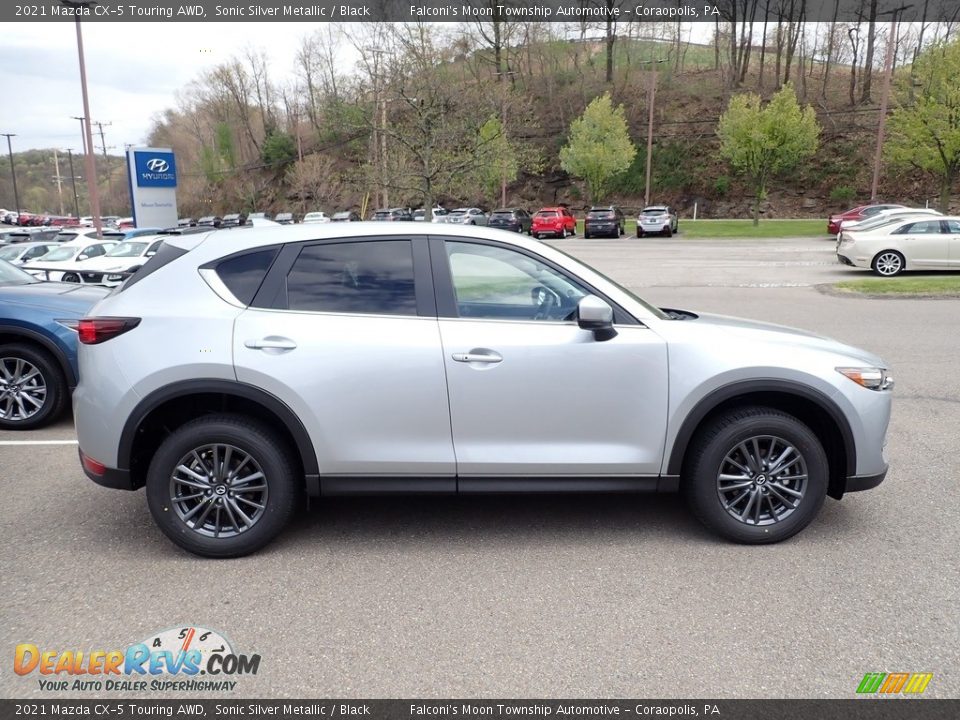 2021 Mazda CX-5 Touring AWD Sonic Silver Metallic / Black Photo #1