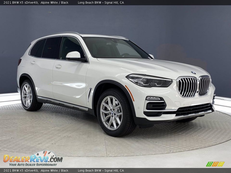 2021 BMW X5 sDrive40i Alpine White / Black Photo #27