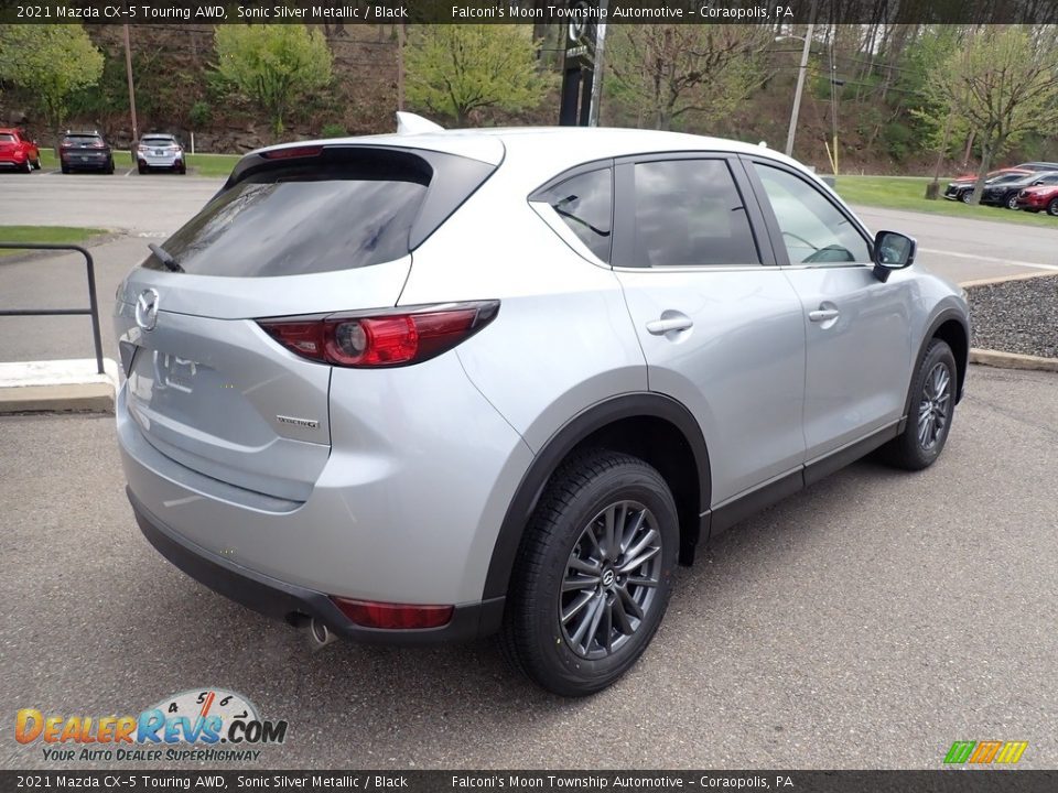 2021 Mazda CX-5 Touring AWD Sonic Silver Metallic / Black Photo #2