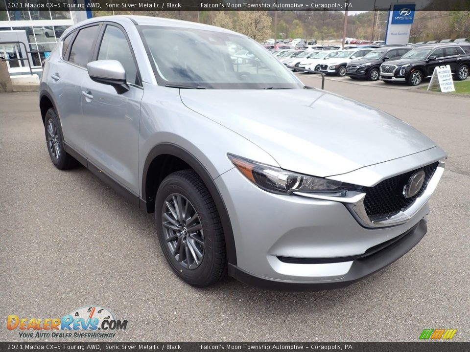 2021 Mazda CX-5 Touring AWD Sonic Silver Metallic / Black Photo #3