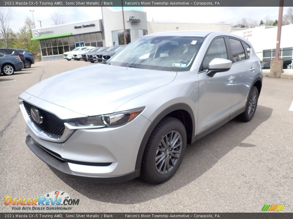 2021 Mazda CX-5 Touring AWD Sonic Silver Metallic / Black Photo #5