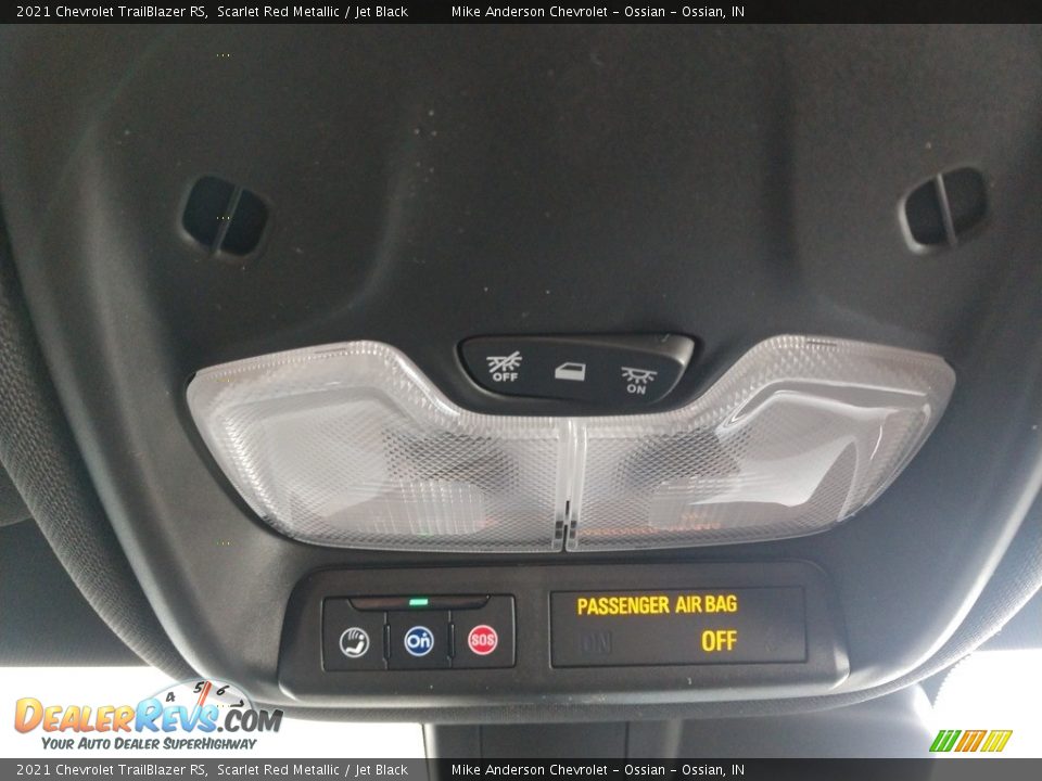 2021 Chevrolet TrailBlazer RS Scarlet Red Metallic / Jet Black Photo #30