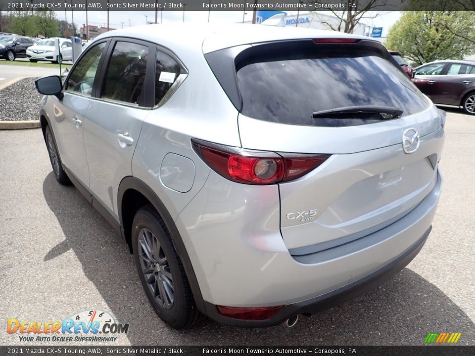 2021 Mazda CX-5 Touring AWD Sonic Silver Metallic / Black Photo #6