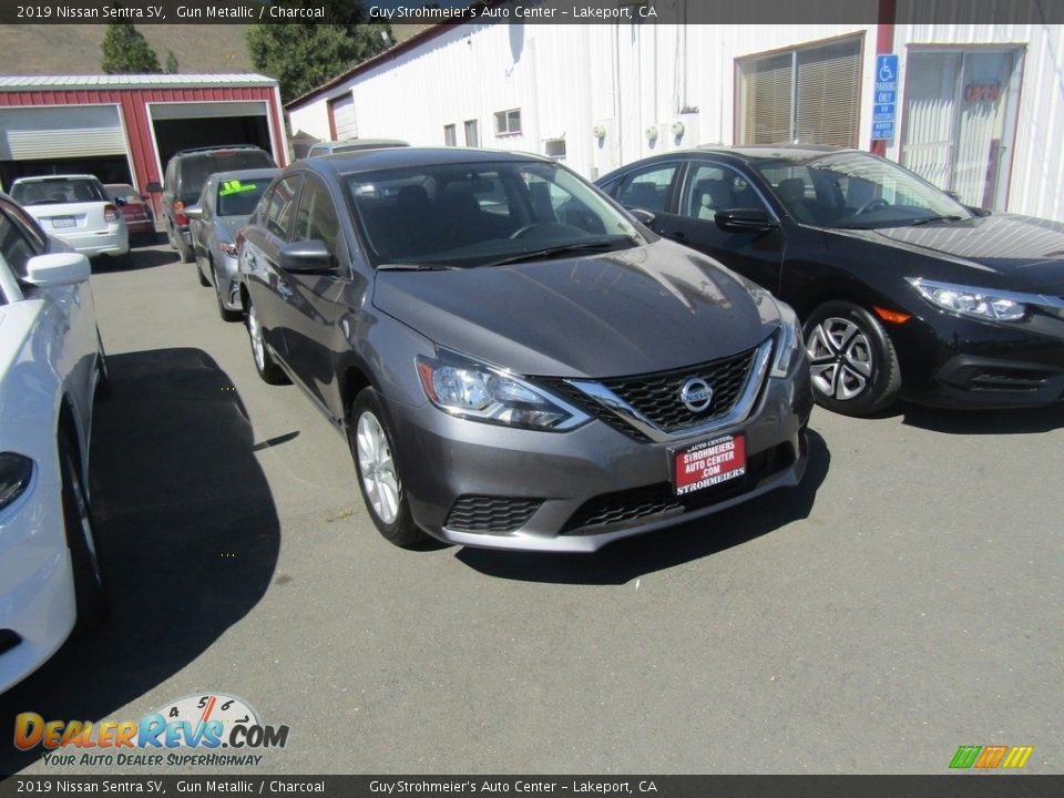 2019 Nissan Sentra SV Gun Metallic / Charcoal Photo #1