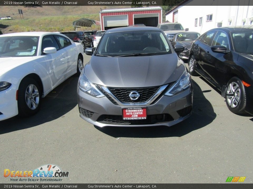 2019 Nissan Sentra SV Gun Metallic / Charcoal Photo #3