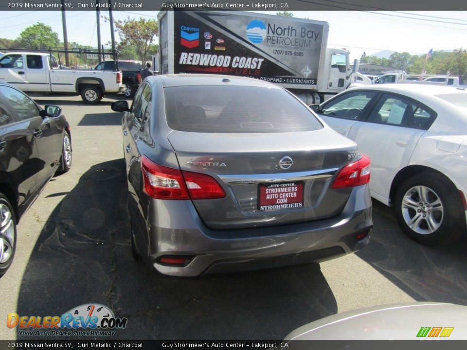 2019 Nissan Sentra SV Gun Metallic / Charcoal Photo #4