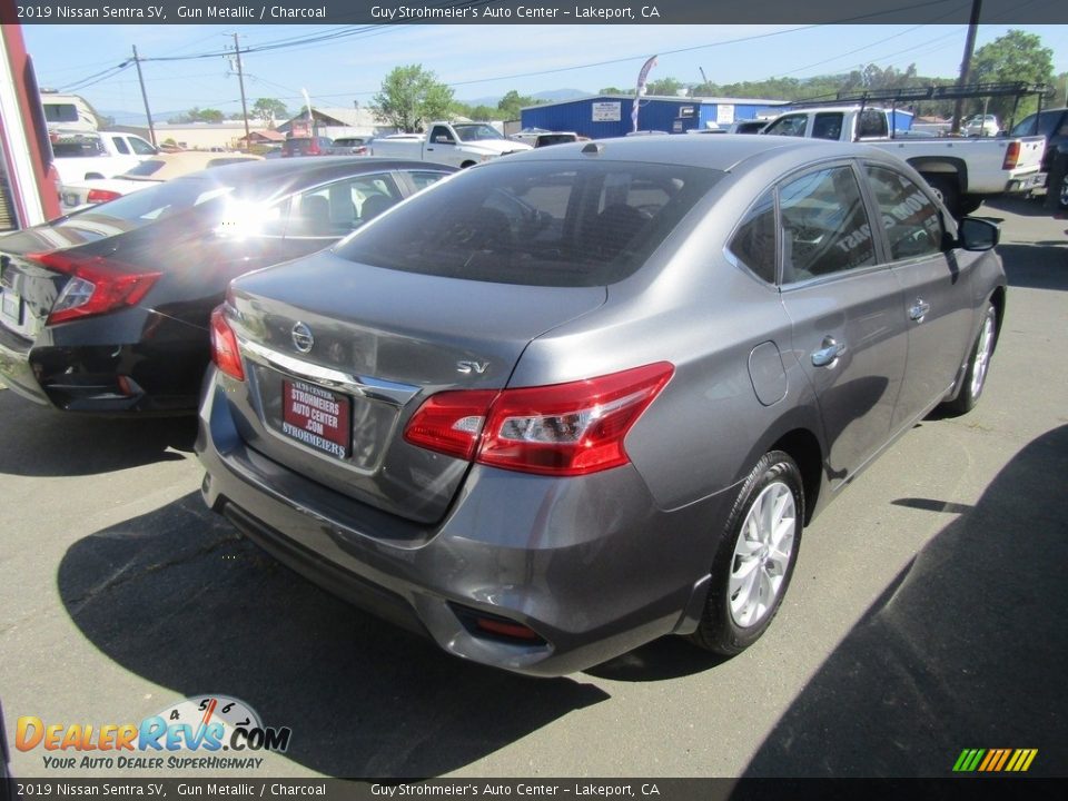 2019 Nissan Sentra SV Gun Metallic / Charcoal Photo #6