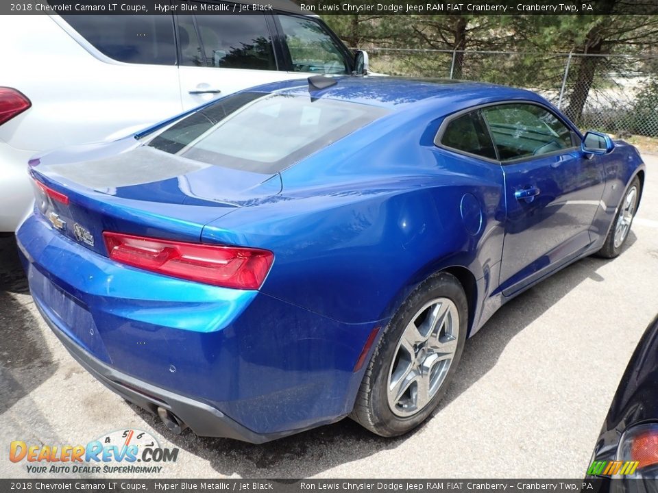 2018 Chevrolet Camaro LT Coupe Hyper Blue Metallic / Jet Black Photo #3