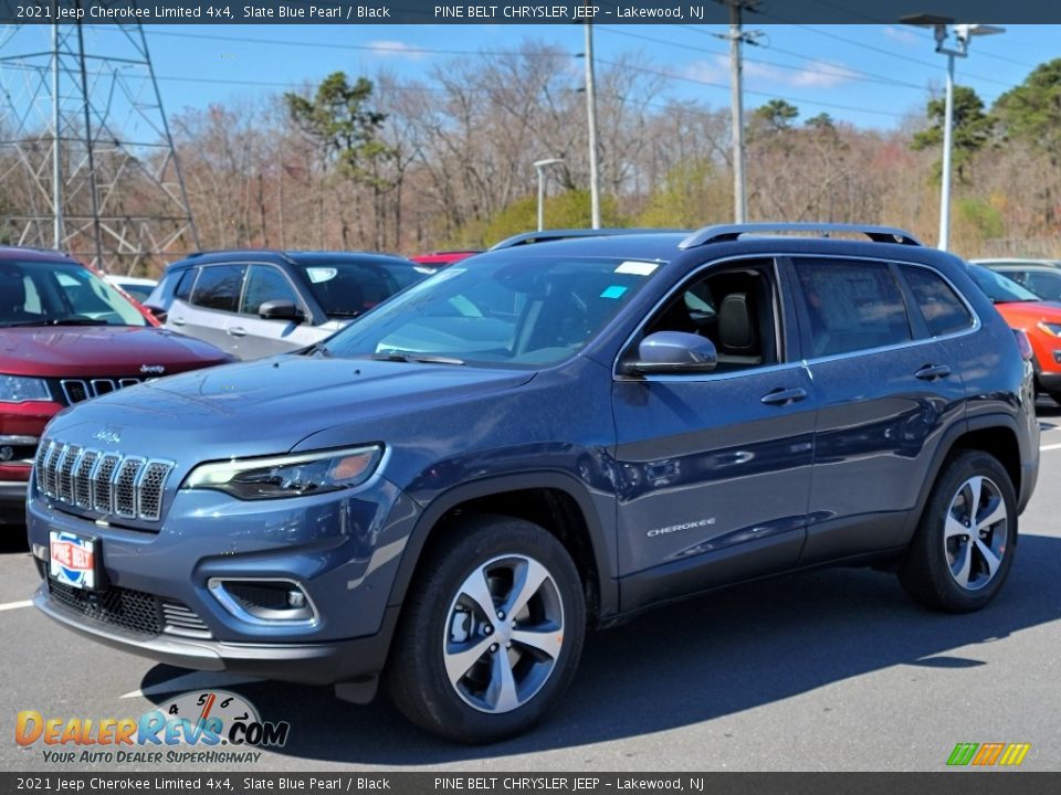 2021 Jeep Cherokee Limited 4x4 Slate Blue Pearl / Black Photo #1