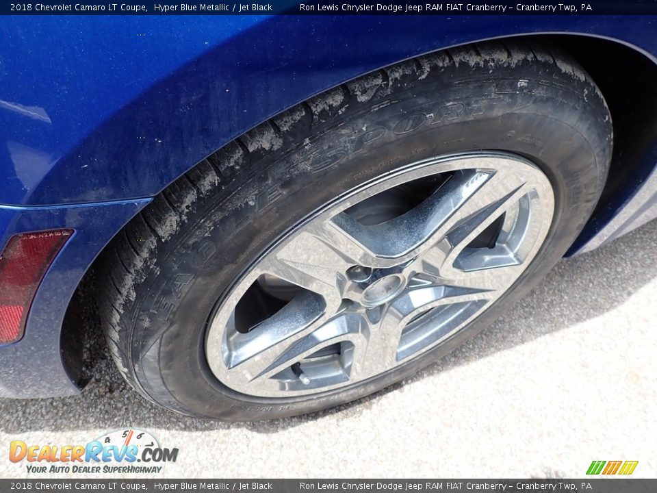 2018 Chevrolet Camaro LT Coupe Hyper Blue Metallic / Jet Black Photo #5