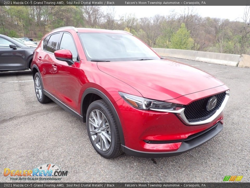 2021 Mazda CX-5 Grand Touring AWD Soul Red Crystal Metallic / Black Photo #3