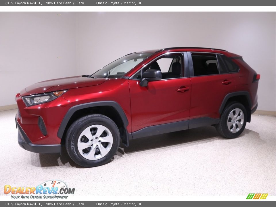 2019 Toyota RAV4 LE Ruby Flare Pearl / Black Photo #3