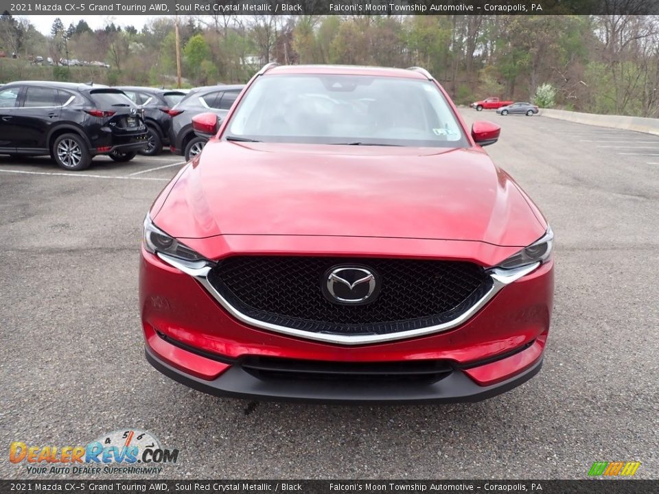 2021 Mazda CX-5 Grand Touring AWD Soul Red Crystal Metallic / Black Photo #4