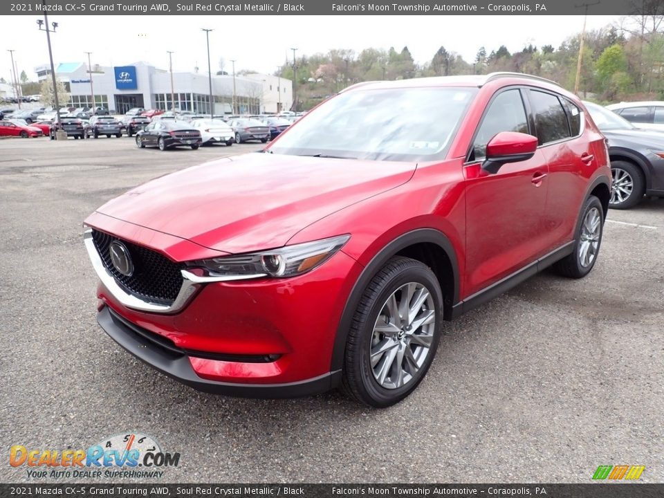 2021 Mazda CX-5 Grand Touring AWD Soul Red Crystal Metallic / Black Photo #5