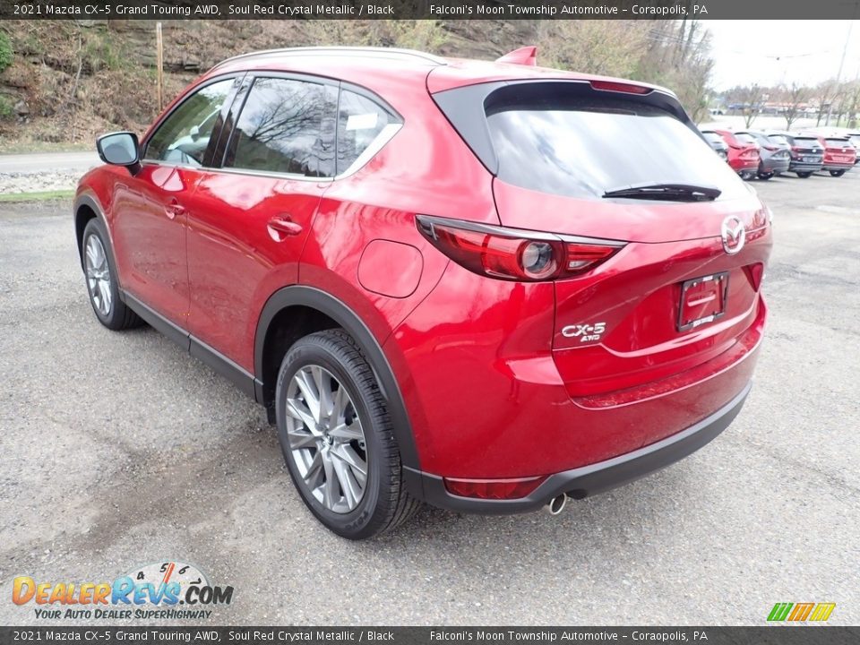 2021 Mazda CX-5 Grand Touring AWD Soul Red Crystal Metallic / Black Photo #6