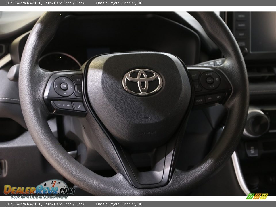 2019 Toyota RAV4 LE Ruby Flare Pearl / Black Photo #7