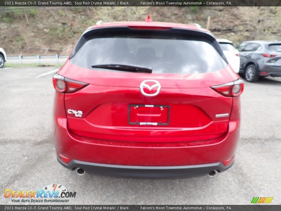 2021 Mazda CX-5 Grand Touring AWD Soul Red Crystal Metallic / Black Photo #7