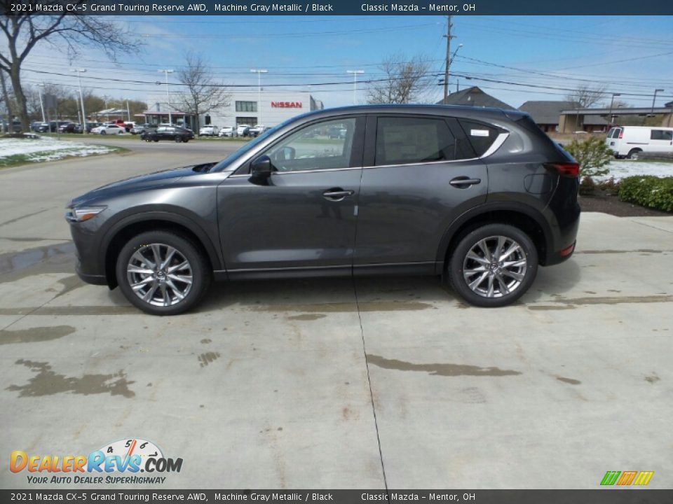 Machine Gray Metallic 2021 Mazda CX-5 Grand Touring Reserve AWD Photo #5