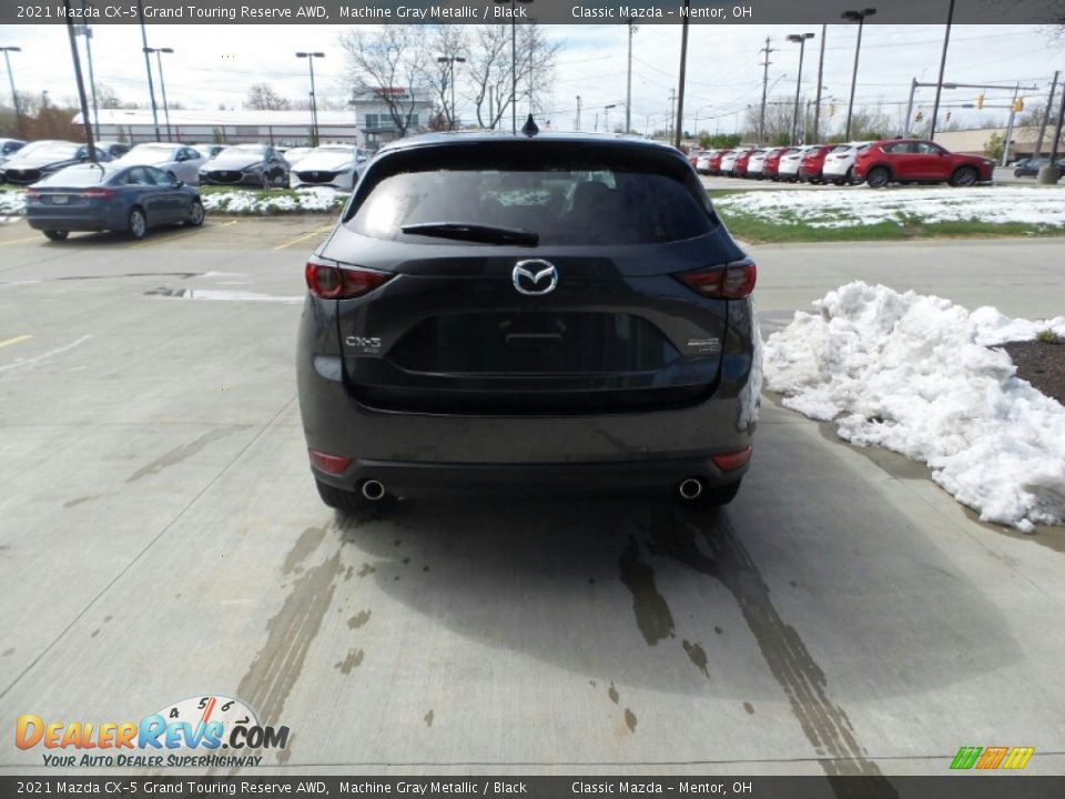 2021 Mazda CX-5 Grand Touring Reserve AWD Machine Gray Metallic / Black Photo #6