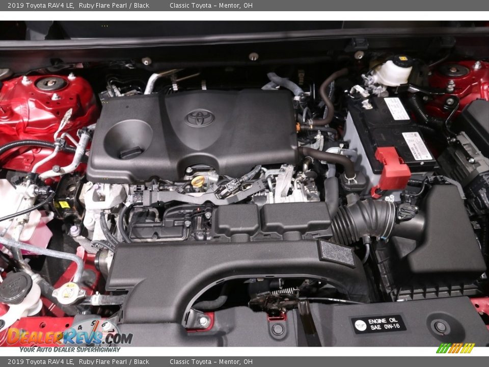 2019 Toyota RAV4 LE Ruby Flare Pearl / Black Photo #16
