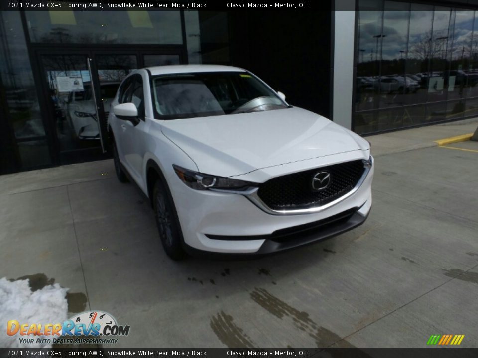 2021 Mazda CX-5 Touring AWD Snowflake White Pearl Mica / Black Photo #1