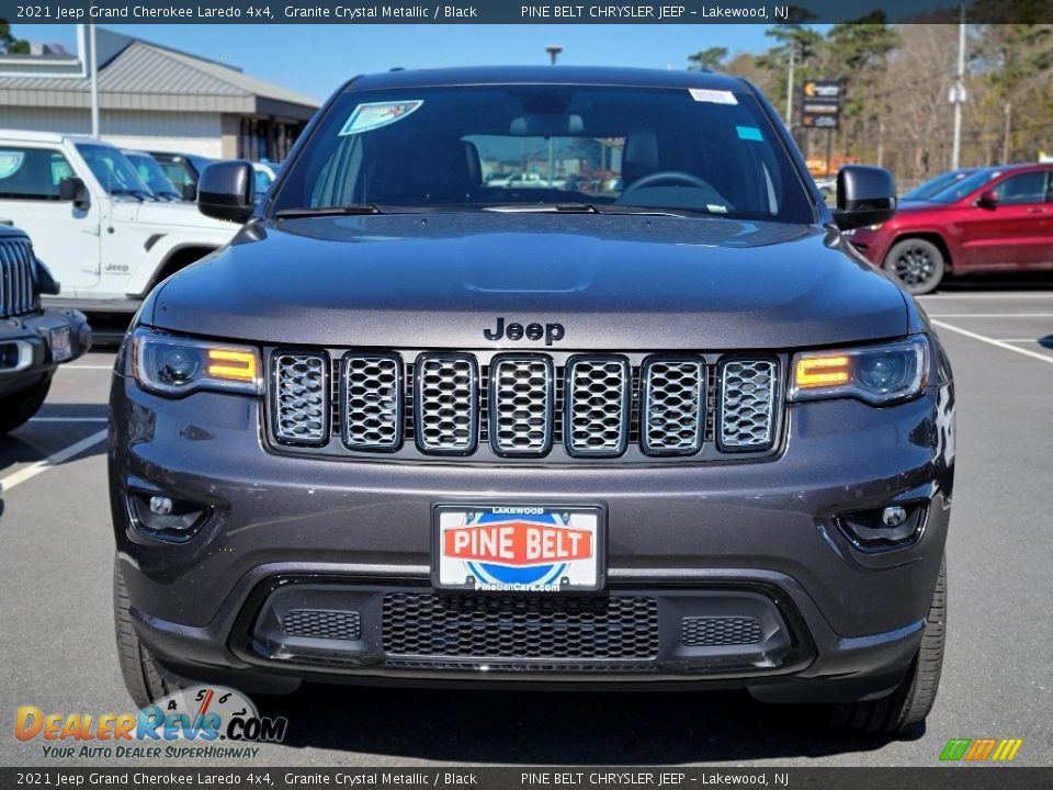 2021 Jeep Grand Cherokee Laredo 4x4 Granite Crystal Metallic / Black Photo #2