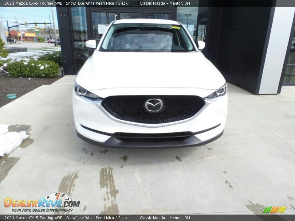 2021 Mazda CX-5 Touring AWD Snowflake White Pearl Mica / Black Photo #2