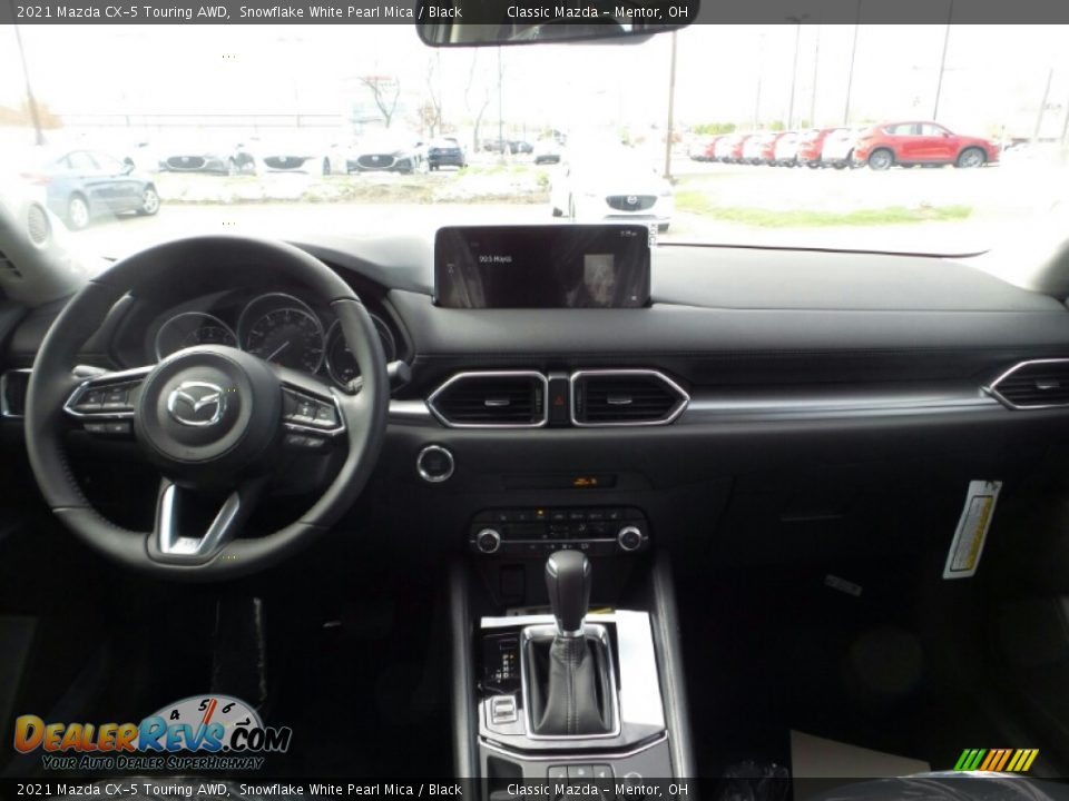 2021 Mazda CX-5 Touring AWD Snowflake White Pearl Mica / Black Photo #3